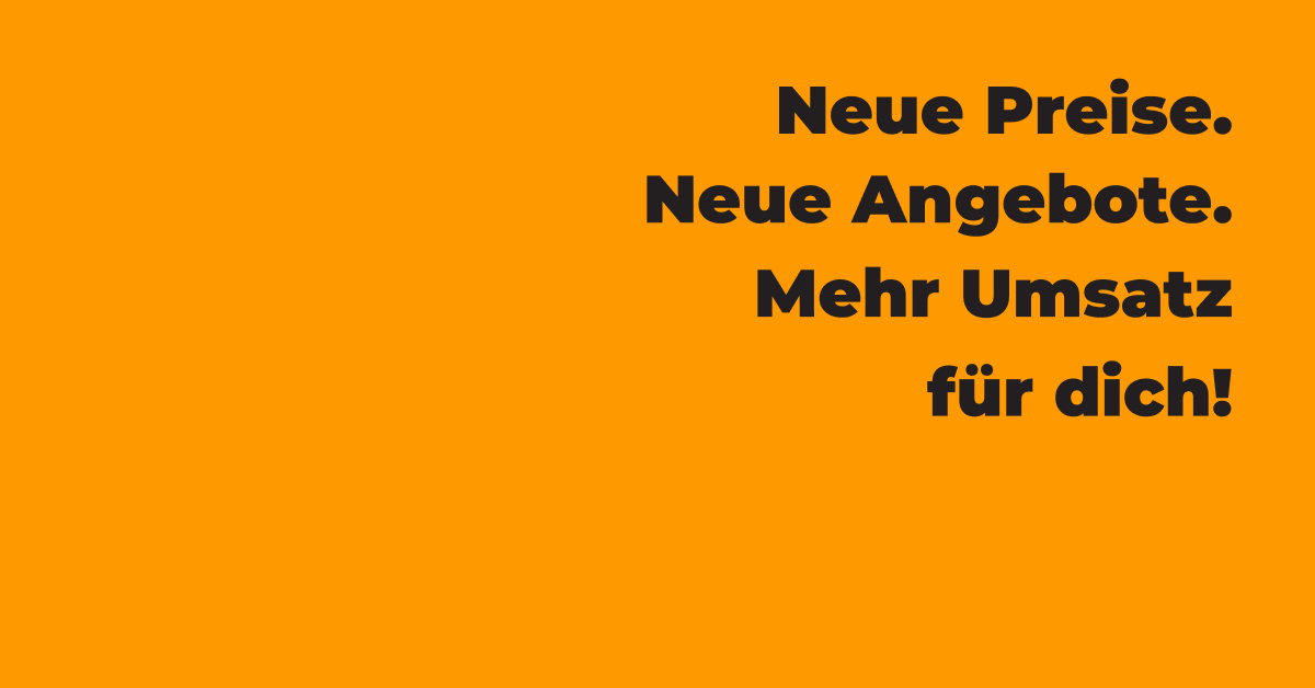 Auflistung von Vorteile für brickfox-Kunden