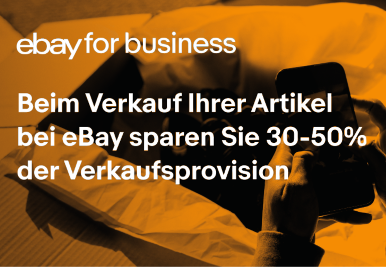 Große Verkaufsoffensive! Bis zu 50% Rabatt auf ausgewählte Kategorien bei ebay
