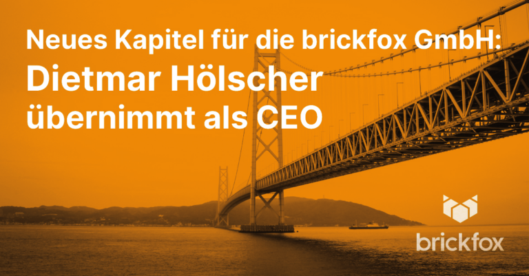 Neues Kapitel für die brickfox GmbH: Dietmar Hölscher übernimmt als CEO