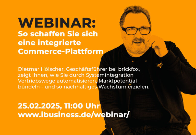 WEBINAR am 25.02.25 11:00 Uhr: So schaffen Sie sich eine integrierte Commerce-Plattform