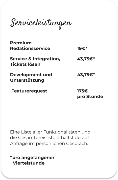 serviceleistungen