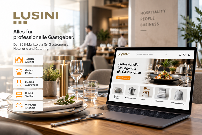 LUSINI B2B-Marktplatz für Gastronomie, Hotellerie und Catering